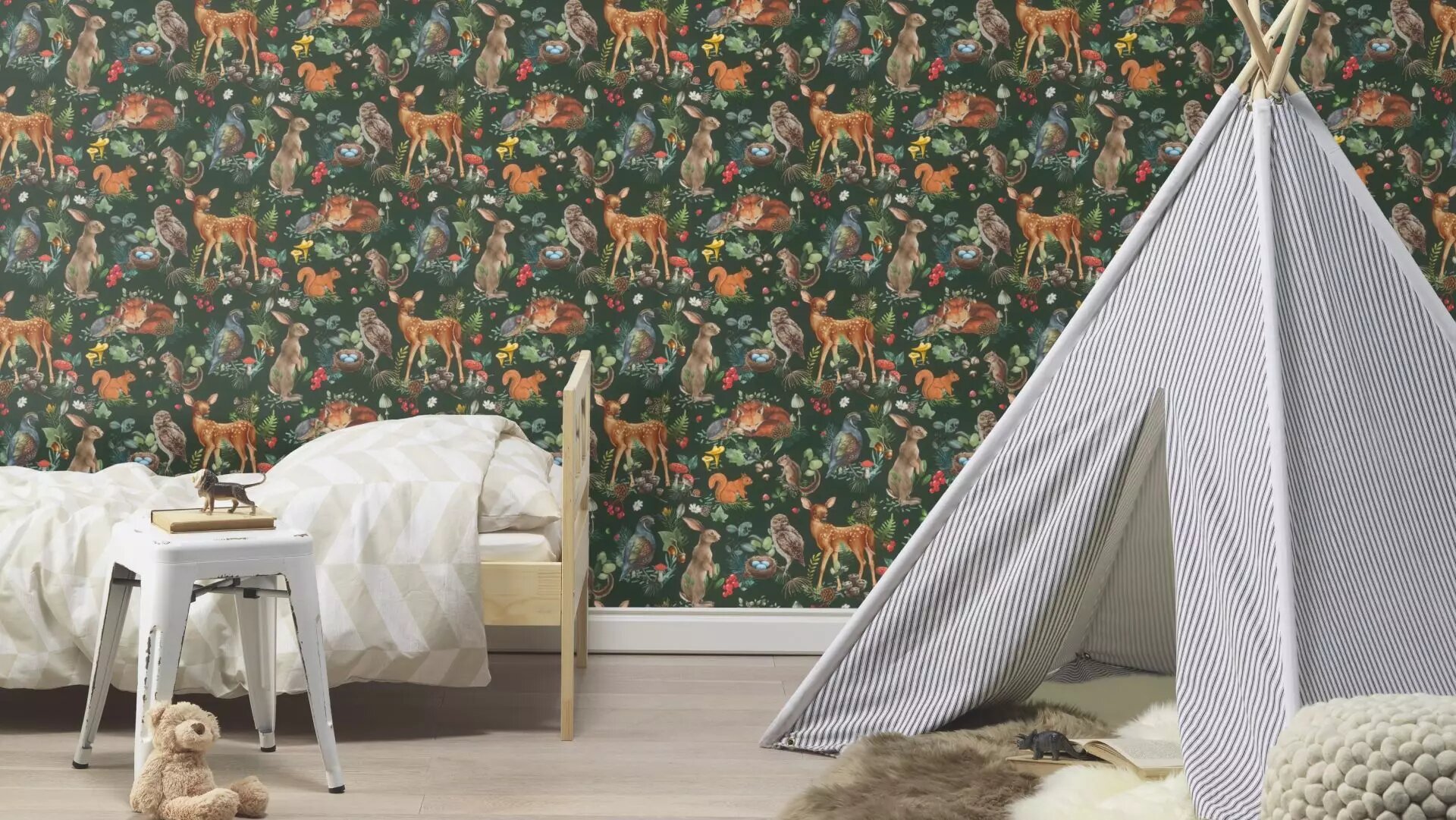 Зовнішній вигляд і зображення шпалер Kids World Rasch на стіну