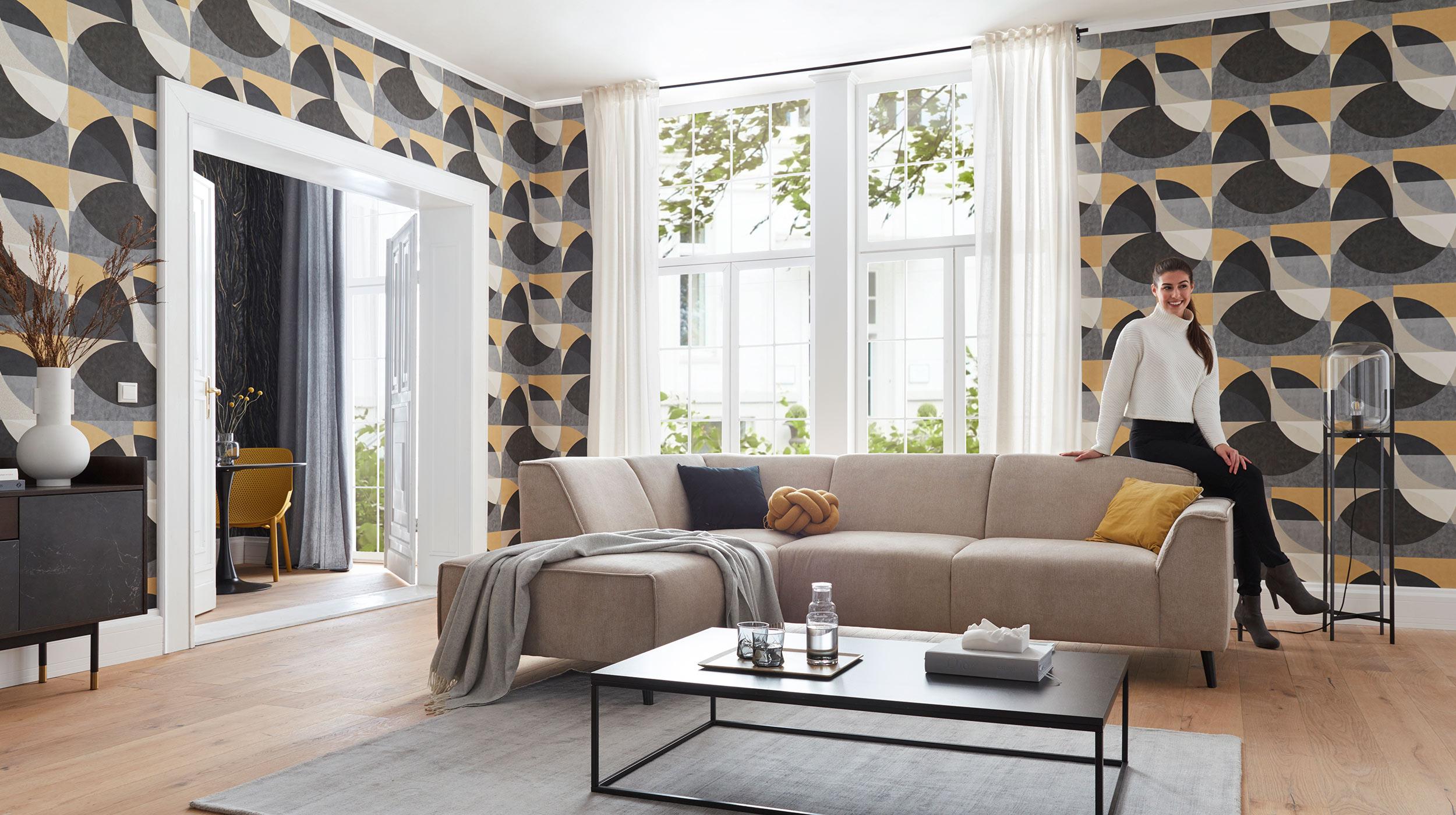 Изображение: обои на стену Elle Decoration Erismann