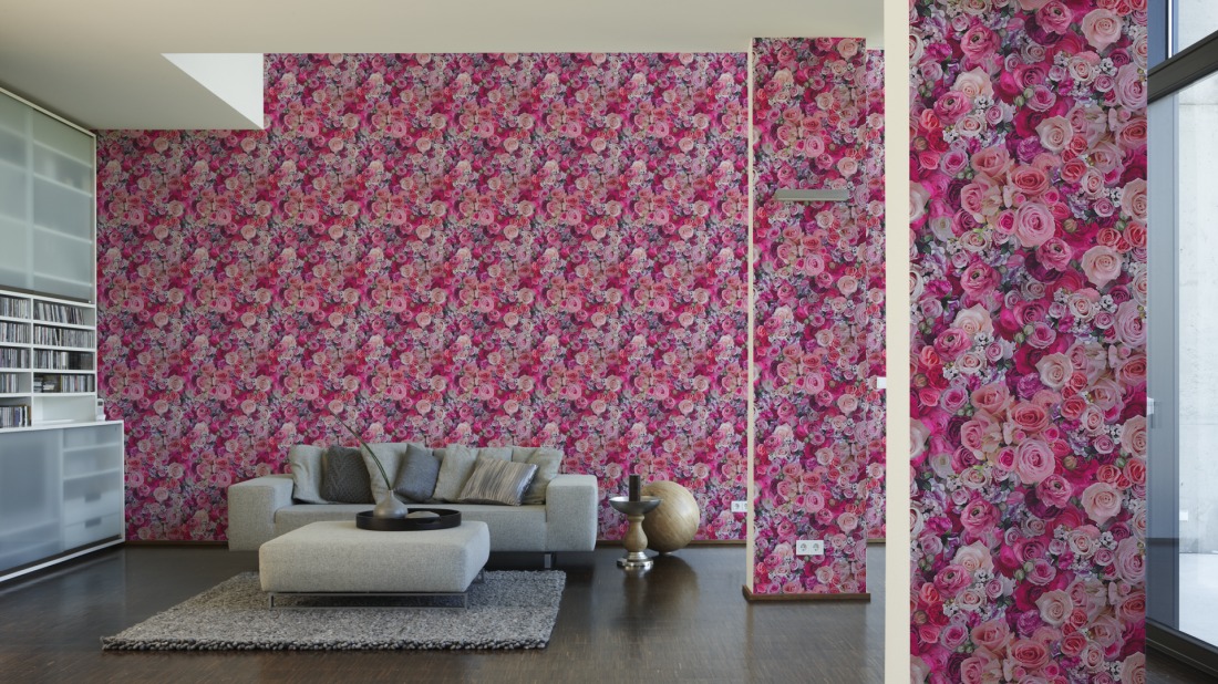 Urban Flowers AS Creation обои на стену: фотография