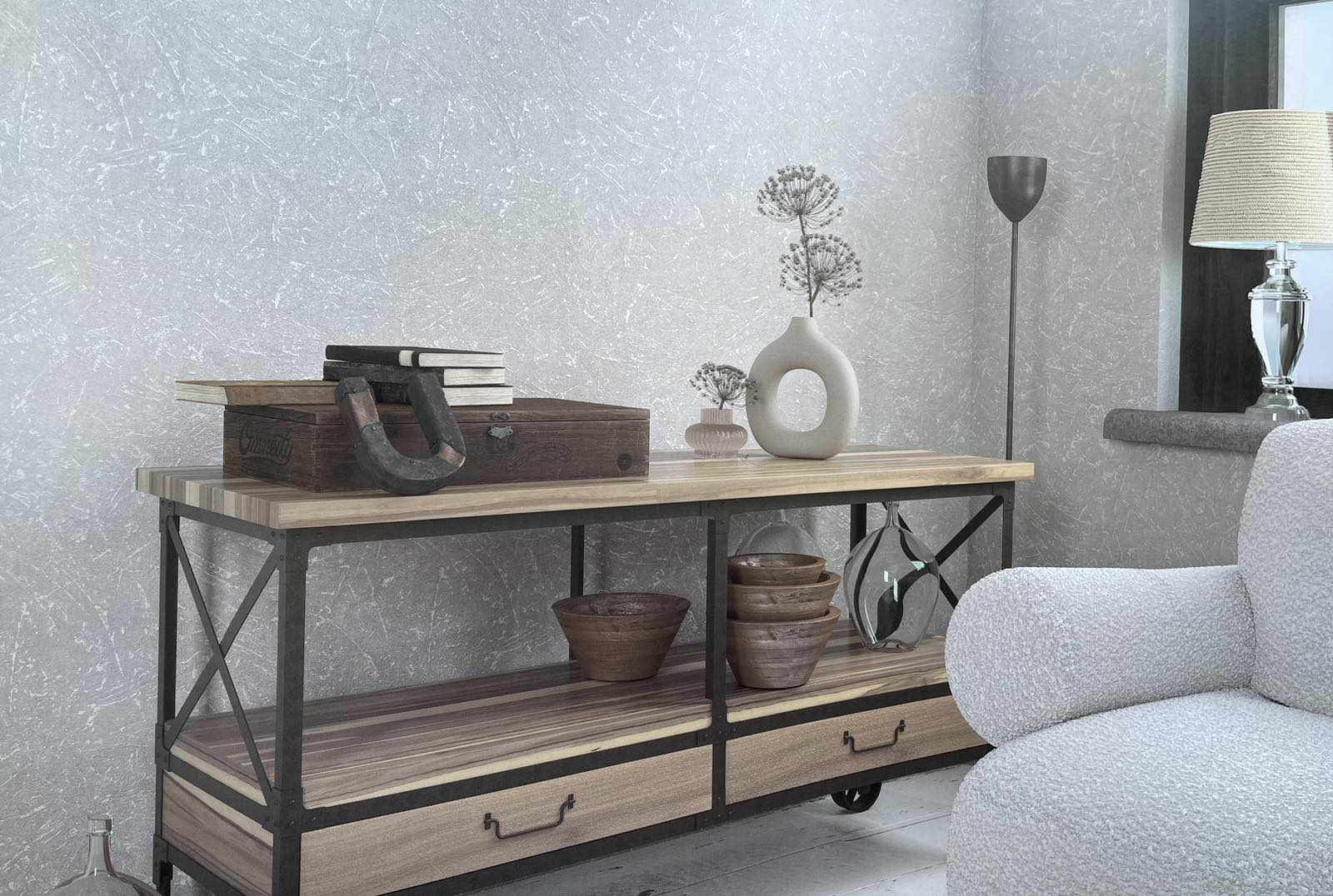 Зовнішній вигляд і зображення: шпалери Loft superior Marburg на стіну