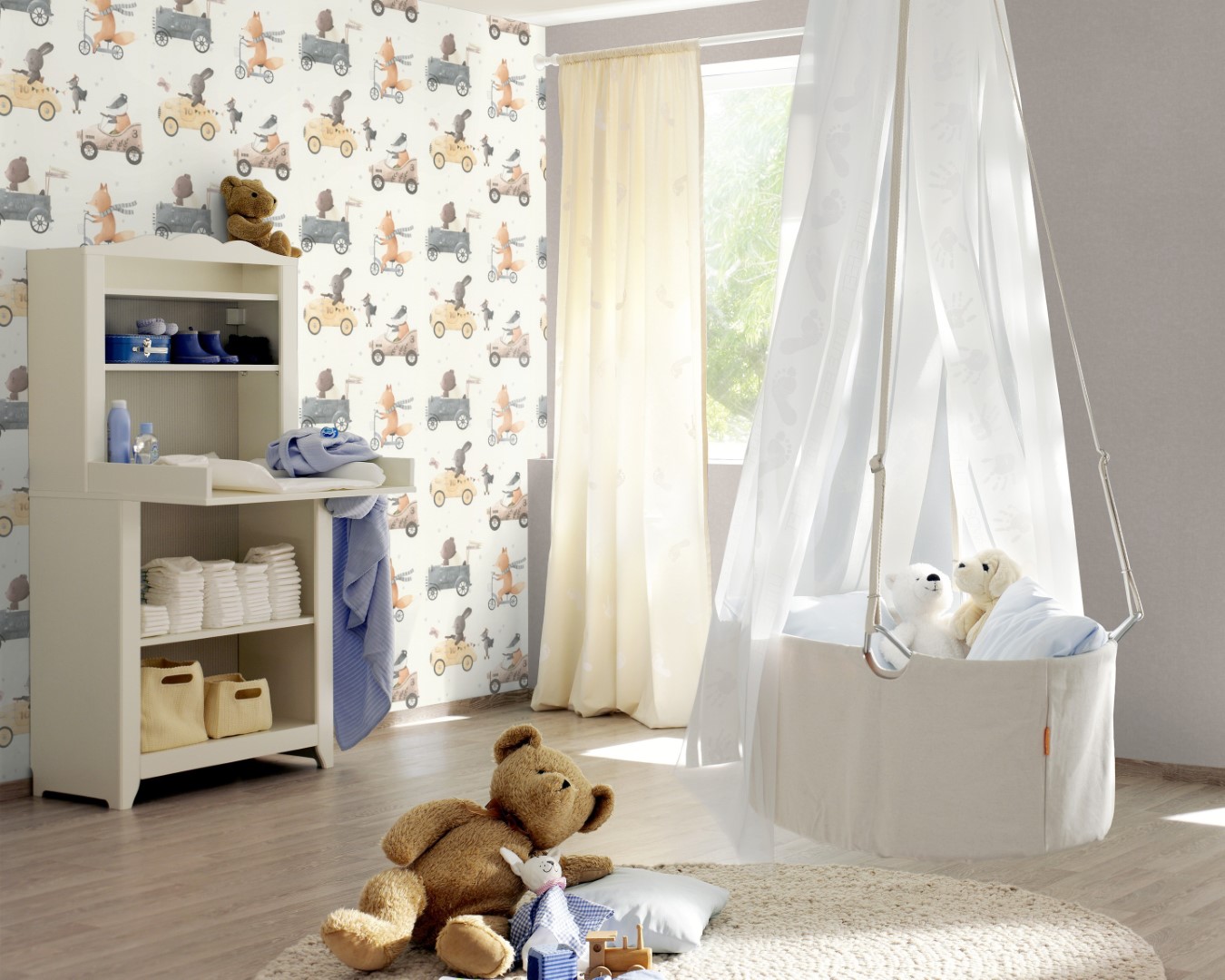 Зовнішній вигляд Kids World ll Rasch шпалери на стіну: зображення