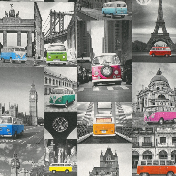 Обои 42509-10 Collage (P+S International): фото, зображення, колір, малюнок