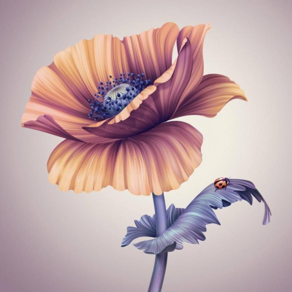 Обои 15498 Цветы фотообои (Walldeco)